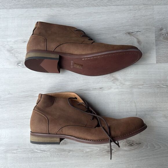 HAWKER RYE Abigovia Chukka boots Tan size 12 NWT in packaging - Picture 4 of 7